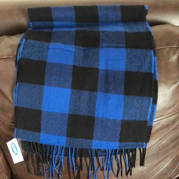 Old Navy Patterned Flannel Scarf for Men - Picture 1 of 3